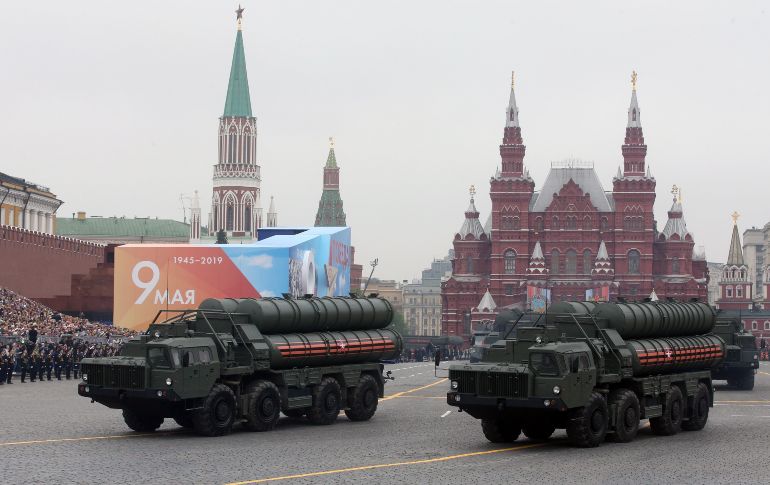 El sistema antiaéreo ruso S-400.