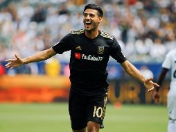 El atacante de Los Ángeles FC volvió a ser considerado el mejor jugador del mes en la MLS, y lidera la tabla de goleo con 11 anotaciones. MEXSPORT / ARCHIVO