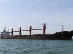 El carguero había sido bloqueado el año pasado en Indonesia. AP