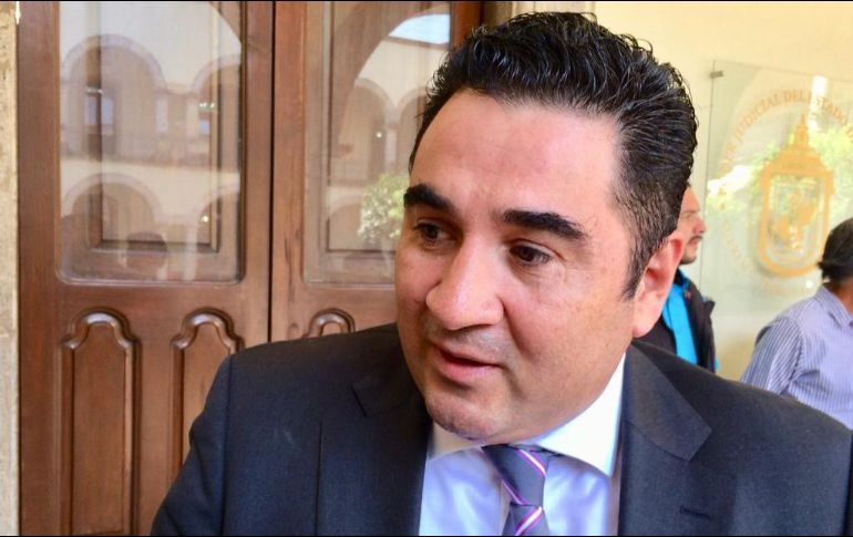 El magistrado negó que existan grupos o familias que ejerzan control en el Judicial y evadió hablar de los casos de magistrados que han dado cargos a familiares. EL INFORMADOR/ R. Rivas