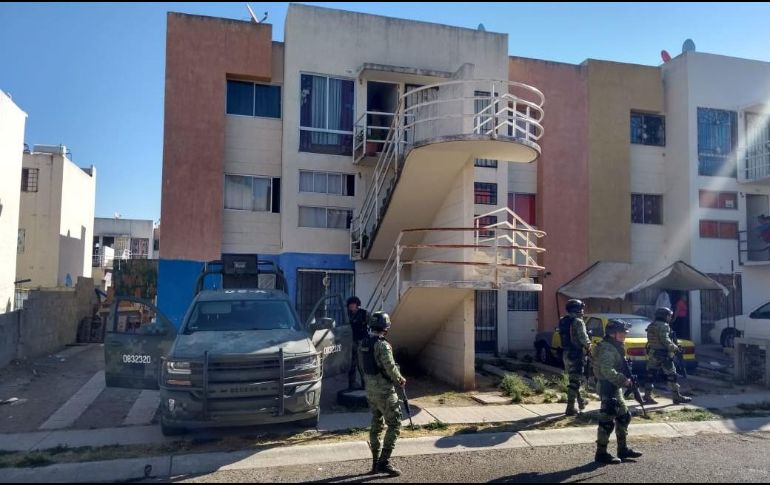 Las investigaciones los llevaron a un inmueble en el cruce de Circuito Sierra La Covacha y Sierra la Estancia. ESPECIAL