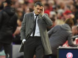 El técnico ha sido blanco de críticas tras quedar fuera en las semifinales de la Liga de Campeones el martes frente al Liverpool, llegando algunos medios a especular con una posible salida. AFP / ARCHIVO