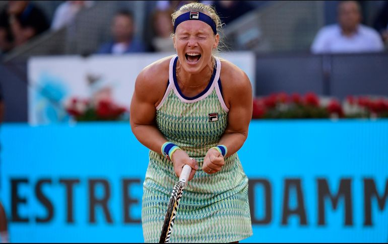 Bertens, ganadora ya de nueve títulos, se proclama campeona en Madrid venciendo en a tres ganadoras del Grand Slam de forma consecutiva. AFP / J. Soriano