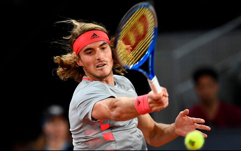 Nada ni nadie parece detener el juego brillante e intuitivo del joven ateniense de 20 años. AFP/O. del Pozo