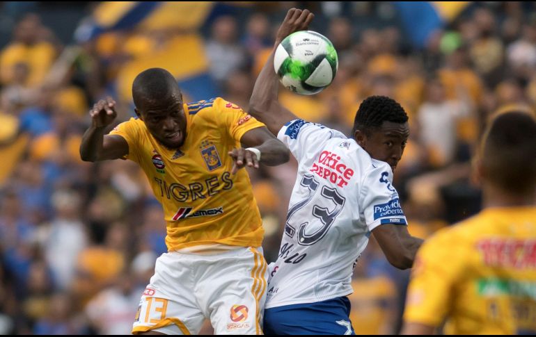 Tigres prefirió conservar el empate global 1-1 antes que intentar hacerse de la ventaja en el marcador. EFE/M. Sierra