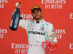 Hamilton tomó la delantera en la carrera desde el inicio sin abandonarla en ningún momento. AFP / L. Gene