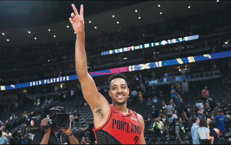 McCollum aportó 37 puntos para que Portland regresara a una Final de Conferencia 19 años después. AFP / M. Stockman