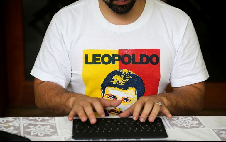 Leopoldo López se encuentra en la embajada de España en Caracas desde el 1 de mayo. AP/F. Llano