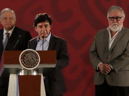 El vocero de la presidencia, Jesús Ramírez, informa que en la campaña participarán la Secretaría de Educación, Salud, Economía, además de deportistas, cineastas y especialistas. NTX / G. Durán