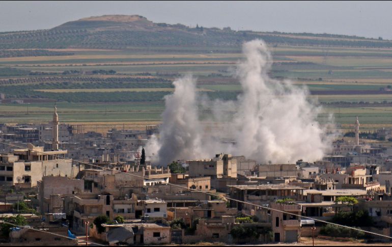 Ningún grupo ha asumido la autoría de este ataque, que se produce en Neirab, el mayor campo oficial de refugiados palestinos de Siria. AFP/A. Al-dyab
