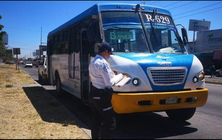 Diego Monraz asegura que no serán tolerantes con aquellos conductores del transporte público que violen los reglamentos. ESPECIAL/ @MonrazDiego