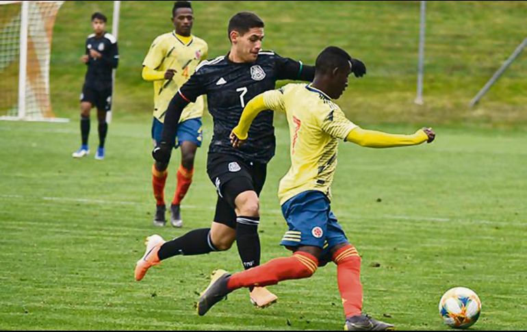 El Tri no pudo con el combinado colombiano. @FMF