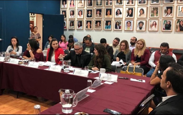 Diputadas de la Comisión de Igualdad de Género se reunieron con el fiscal general, Gerardo Octavio Solís y con la secretaria de Igualdad, Fela Pelayo. EL INFORMADOR / R. Rivas