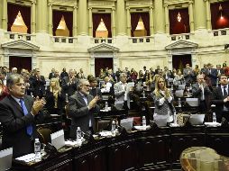 La Cámara de Diputados de Argentina aprobó un proyecto que admite que las empresas aporten fondos a las campañas electorales y obliga a que las donaciones sean mediante trasferencias bancarias. EFE/ Cámara de Diputados de Argentina
