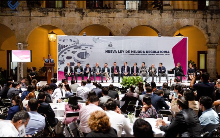 Los temas discutidos en anteriores convenciones de Industriales ya se están reflejando en políticas públicas, como las propuestas del sector industrial a la Ley de Mejora Regulatoria. TWITTER/CCIJalisco