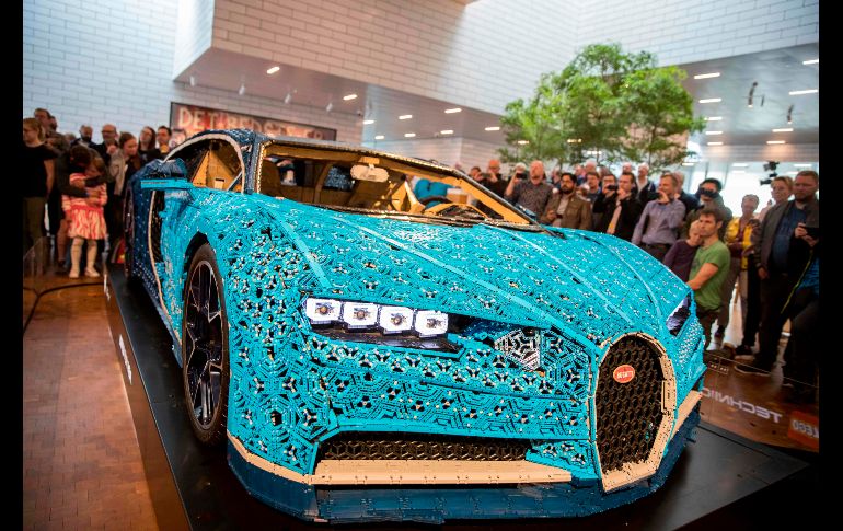 El vehículo ya había sido presentado en agosto de 2018 pero desde este jueves se muestra en la Casa Lego, donde estará en exhibición temporal.