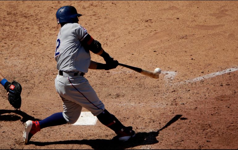 El venezolano Rougned Odor consiguió dos cuadrangulares para Texas. AP/C. Riedel