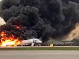 El accidente ocurrido el pasado 5 de mayo dejó un saldo de 41 muertos. EFE / Russian Investigative Committee