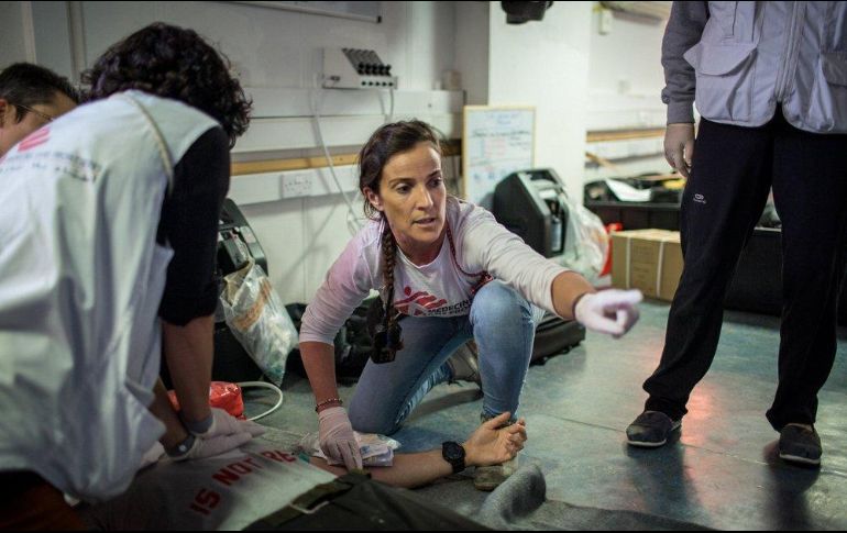 En el campo de desplazados de Al Hol la falta de agua y las precarias condiciones sanitarias están haciendo que los menores mueran de desidratación. TWITTER / @MSF
