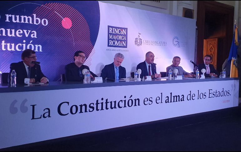 Santiago Creel Miranda y Arturo Zamora Jiménez participaron en este foro. EL INFORMADOR/J. Armendáriz