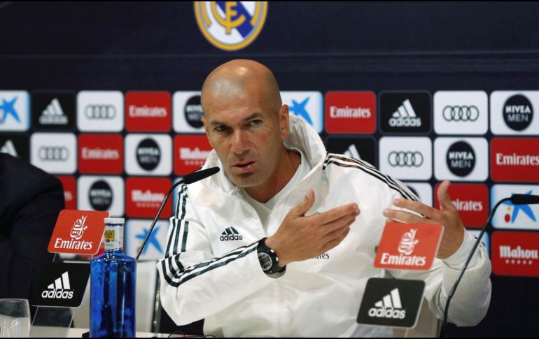 ''Soy el entrenador y siempre va a ser lo que yo quiero'', respondió cuando se le preguntó sobre las salidas y los refuerzos del equipo. EFE / P. Campos