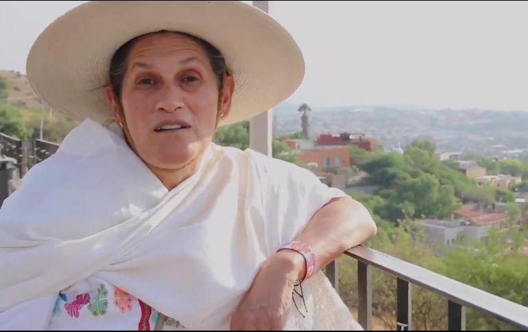 En el video, la legisladora morenista hace un llamado a vivir sin miedo. TWITTER@jesusardgz