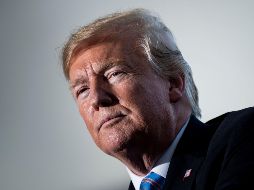 Trump se pronunció horas después de que el comandante en jefe de los Guardianes de la Revolución, Hosein Salamí, afirmara que Irán no teme una guerra, pero EU sí. AFP / ARCHIVO