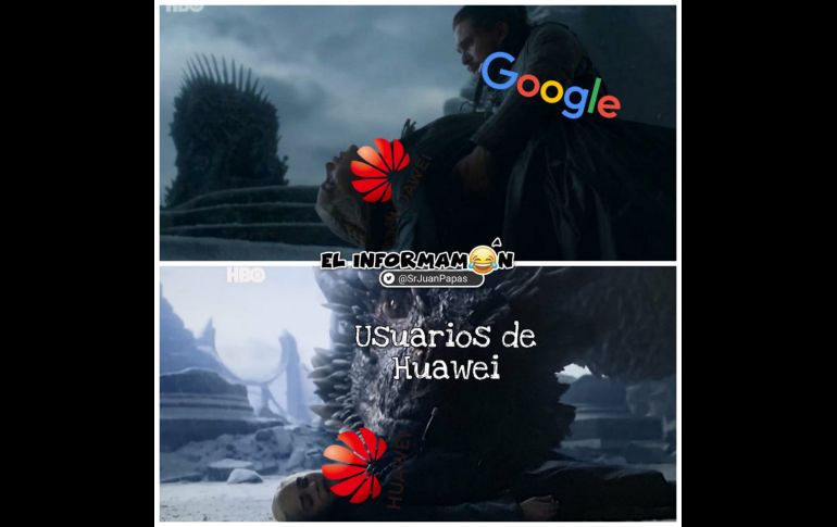 Los mejores memes del 'divorcio' entre Huawei y Google