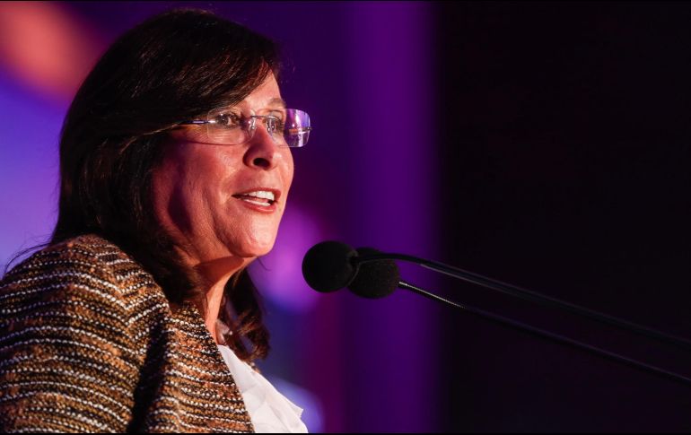 Nahle García afirmó que ya cuentan con una gran parte de los permisos y estudios referentes al proyecto de Dos Bocas. NOTIMEX/J. Espinosa