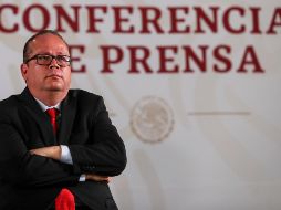 Andrés Manuel López Obrador nombra al director general del SAE de Hacienda, Ricardo Rodríguez Vargas, como el director del Instituto para devolverle al pueblo lo robado. NTX / J. Espinosa