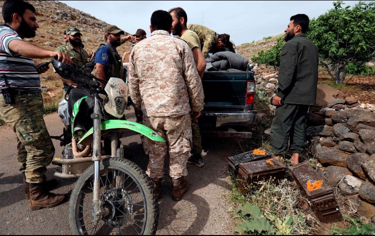 Al menos 180 civiles han muerto desde el 30 de abril por estas ofensivas. AFO/O. Haj Kadour