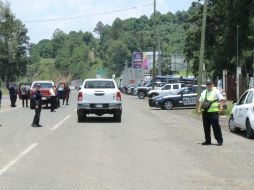 Las autoridades localizaron en el lugar armas de uso exclusivo del Ejército, como cargadores y cartuchos. TWITTER / @Estenografo1
