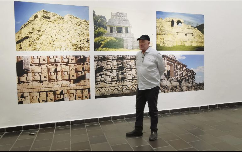 El pintor, Sean Scully, abstracto trae sus acuarelas, fotos y una escultura al Museo Cabañas. EL INFORMADOR / M. Castillo