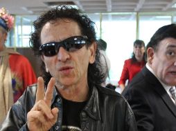 Alex Lora, líder y fundador de la banda El Tri aseguró que las declaraciones de Celia fueron en tono de broma. NTX / ARCHIVO