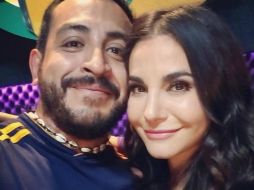 Martha Higareda y Luis Fernando Peña participan en una campaña de un refresco en la que revivieron a una de las inolvidables parejas del cine mexicano.  INSTAGRAM / luisfernandop_mx