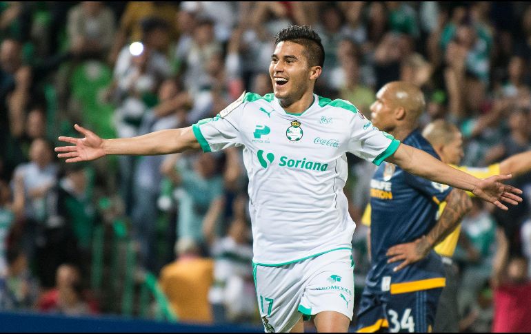 El último equipo de Dávila en el futbol mexicano fue el Santos Laguna, donde militó entre 2016 y 2017. MEXSPORT/ARCHIVO