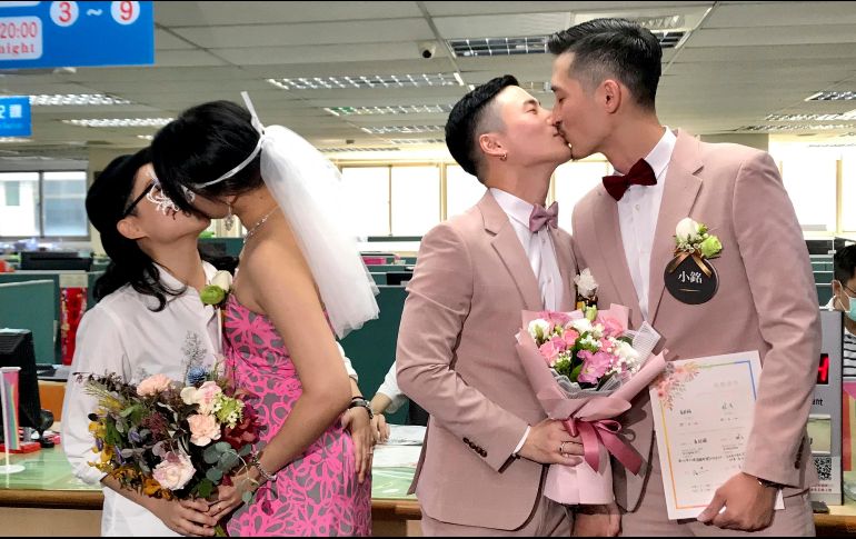 En los registros se vían escenas llenas de amor tras la resolución. AP/J. Lai