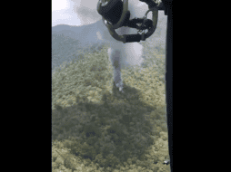 Desde el 17 de mayo las fuerzas federales y estatales trabajan para extinguir un incendio en la sierra del municipio de Jalpan de Serra, Querétaro. TWITTER