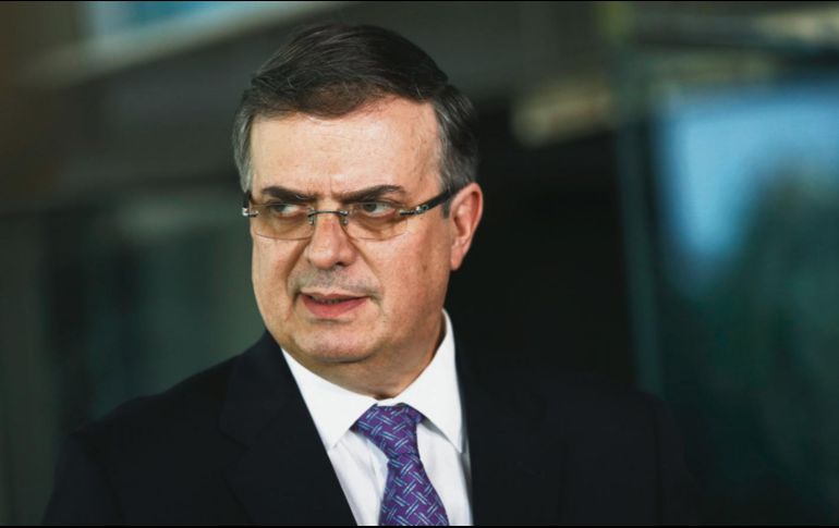 Marcelo Ebrard, secretario de Relaciones Exteriores de México. AP