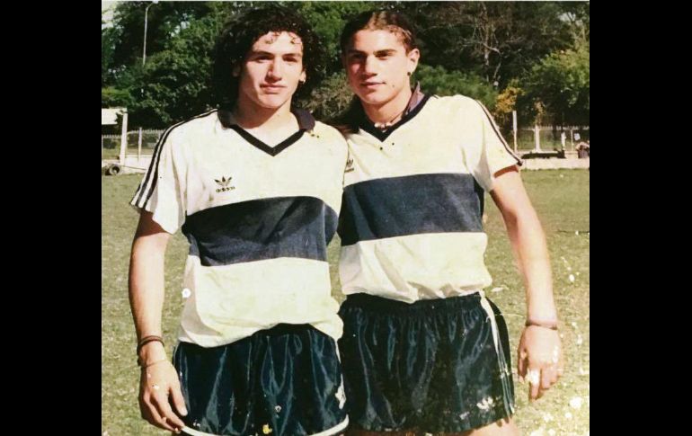 Con Sebastián Chirola