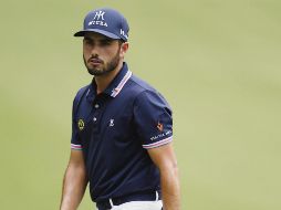 El jugador nacido en Reynosa firmó una tarjeta de 72 golpes ayer en la segunda ronda. AFP