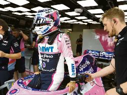 Sergio Pérez no ha tenido el mejor de los fines de semana y remará contracorriente en la carrera. RACING POINT / G. Dunbar