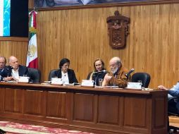 La mesa de análisis del foro Desafíos a la libertad en el siglo XXI en Guadalajara. EL INFORMADOR/R. Rivas