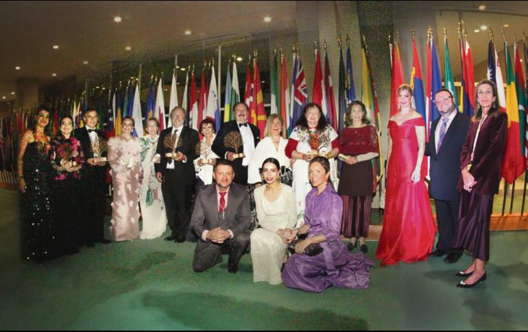 La presea fue otorgada a Michel Velasco en la sede de la ONU en Nueva York. ESPECIAL