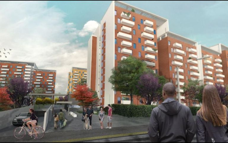 El complejo departamental Gran San Rafael se construye en las proximidades del parque del mismo nombre. ESPECIAL/Grupo San Carlos