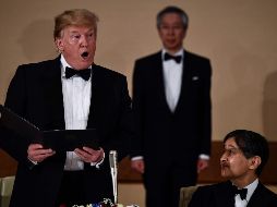 Fiel a su costumbre el mandatario crítico a rivales. AFP