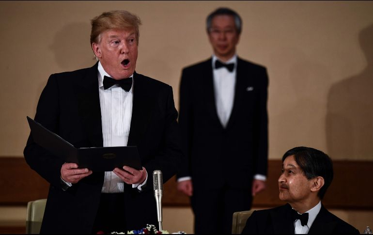 Fiel a su costumbre el mandatario crítico a rivales. AFP