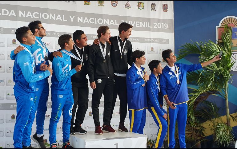 La delegación azul y oro sacó la casta para seguir con su cosecha de medallas dentro de la Olimpiada Nacional. Cortesía / Code
