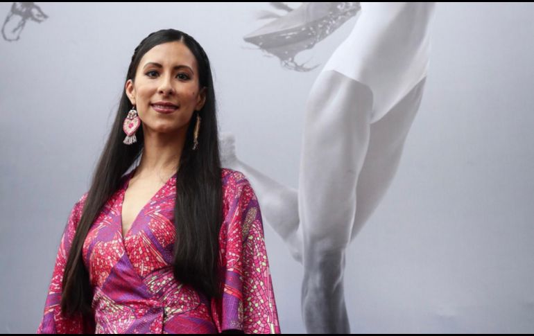 La bailarina ofreció una rueda de prensa en el Auditorio Nacional. EL UNIVERSAL