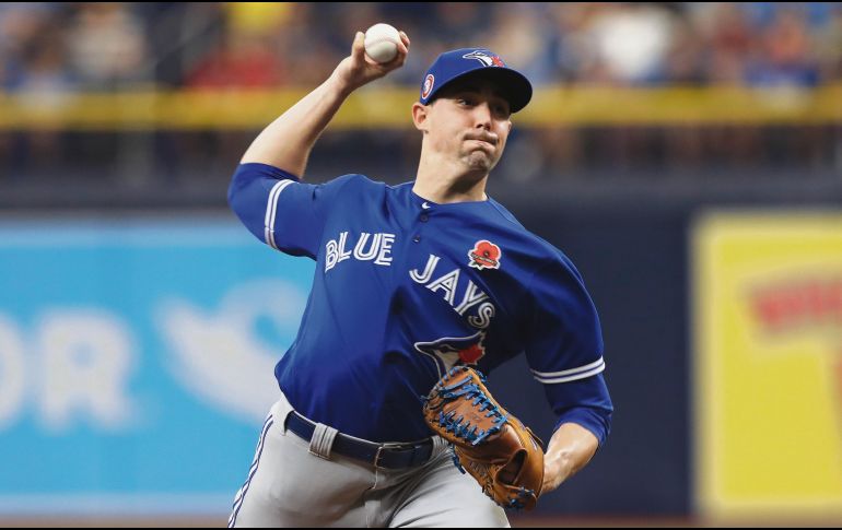 Aaron Sánchez permitió seis hits y una carrera en tres entradas de labor. AP